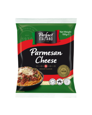 PERFECT PARMESAN GRATED CHEESE 100G