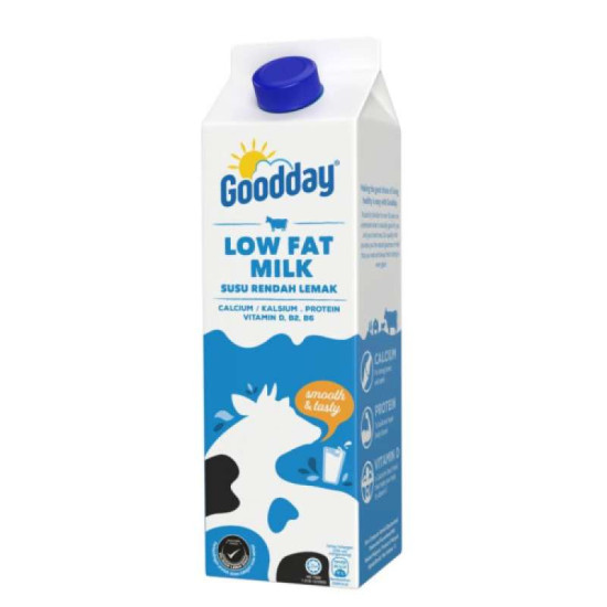 GOODDAY LOW FAT MILK 1L