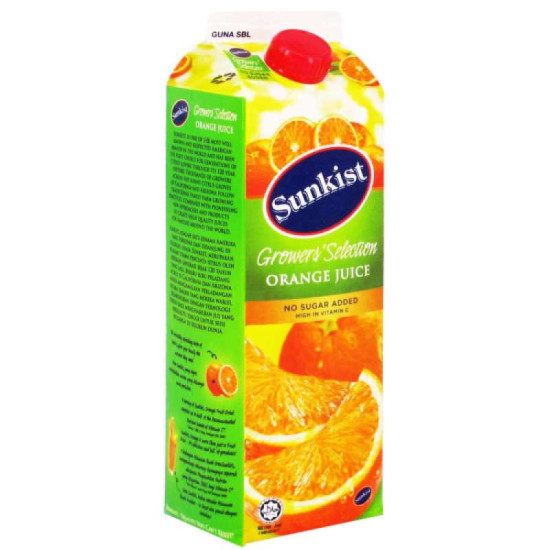 SUNKIST GROWERS' ORANGE JUICE 1L