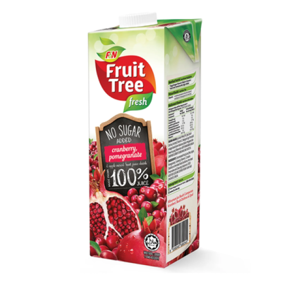 F&N FRUIT TREE NSA CRANBERRY / POMEGRANATE 1L