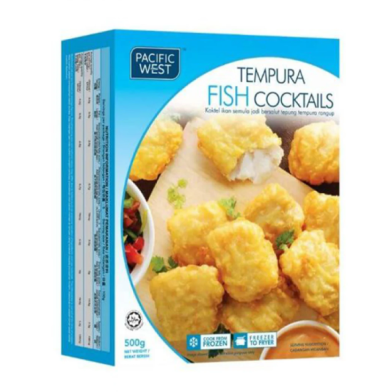 PACIFIC WEST TEMPURA FISH COCKTAIL 500G