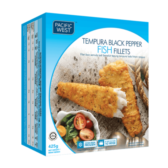 PACIFIC WEST BLACK PEPPER FILLETS 425G