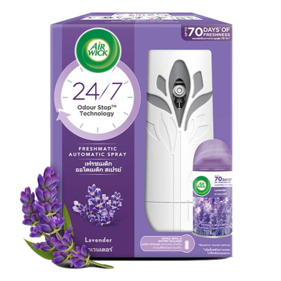 AIR WICK FRESHMATIC AUTOMATIC (SPRAY) LAVENDER 1'S