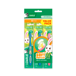 DARLIE TOOTHBRUSH LOVELY BUNNY SOFT 3'S DARLIE TOOTHBRUSH LOVELY BUNNY SOFT 3'S