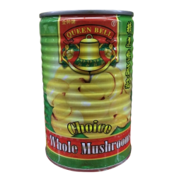 QUEEN BELL BRAND BUTTON MUSHROOM 425GM QUEEN BELL BRAND BUTTON MUSHROOM 425GM