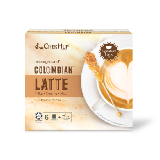 CHEK HUP MICROGROUND COLOMBIAN LATTE 23GM*6