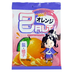 LOT 100 SALT & ORANGE FLAVOURED CANDY 150GM LOT 100 SALT & ORANGE FLAVOURED CANDY 150GM