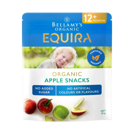 BELLAMY'S APPLE SNACKS 20G