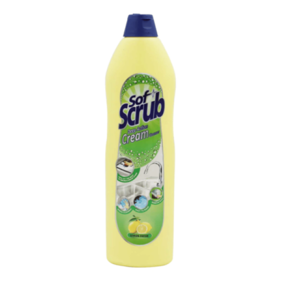 SOF SCRUB CREAM CLEANER LEMON 500ML