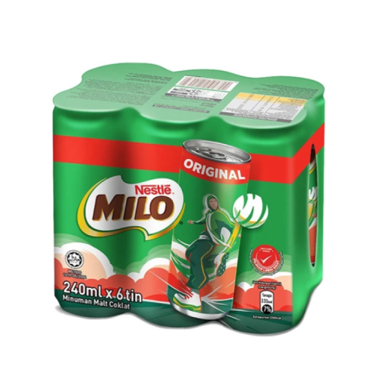 MILO CAN ORIGINAL 5+1 240ML*6