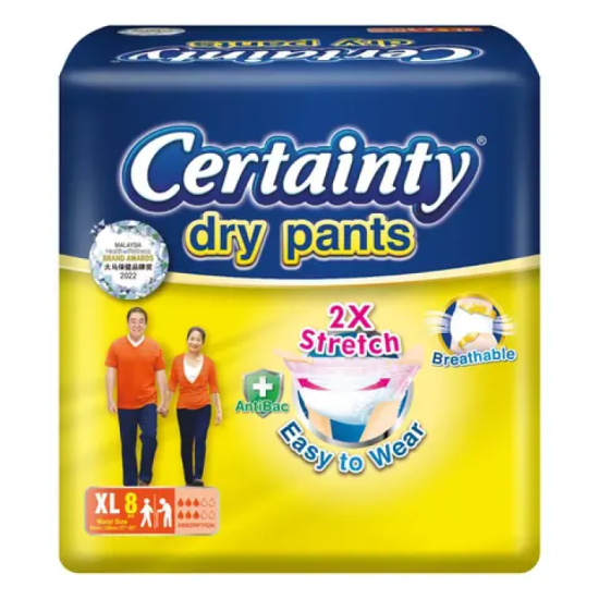 CERTAINTY DRYPANTS XL 8'S