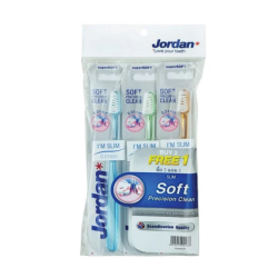 JORDAN SLIM TOOTHBRUSH - SUPER SOFT 2+1 JORDAN SLIM TOOTHBRUSH - SUPER SOFT 2+1