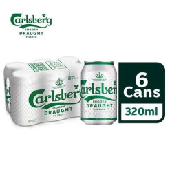 CARLSBERG SMOOTH DRAUGHT 320ML*6 CARLSBERG SMOOTH DRAUGHT 320ML*6