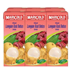 MARIGOLD MIX LONGAN RED DATES 250ML*6 MARIGOLD MIX LONGAN RED DATES 250ML*6