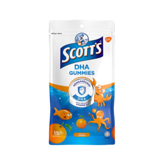 SCOTT'S DHA GUMMIES ORANGE 15S