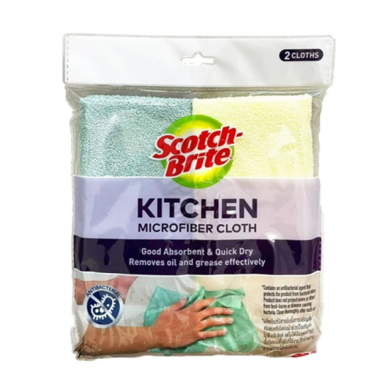 SCOTCH BRITE KITCHEN CLOTH 2 PCS