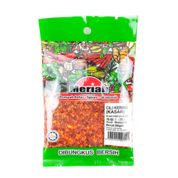 MERIAH SERBUK CILI KERING KASAR 50G MERIAH SERBUK CILI KERING KASAR 50G