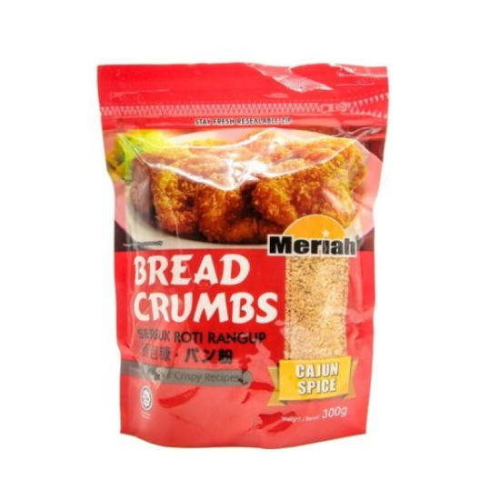 MERIAH BREAD CRUMBS CAJUN SEASONING 300G