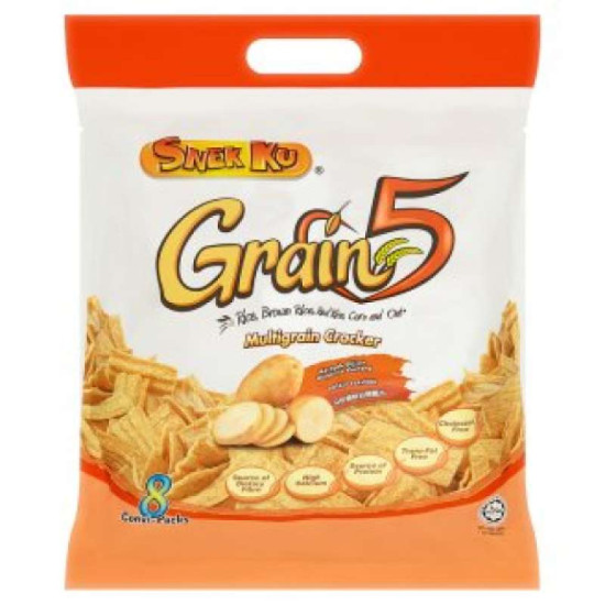 SNEK KU GRAIN 5 MULTIGRAIN POTATO 16GM*8