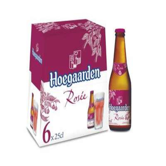 HOEGAARDEN ROSEE BEER BOTTLE 250ML*6