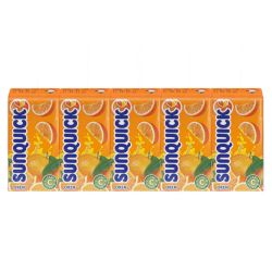 SUNQUICK ORANGE FRUIT DRINK 125ML*5 SUNQUICK ORANGE FRUIT DRINK 125ML*5
