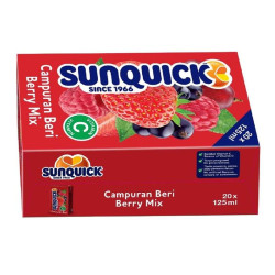 SUNQUICK BERRIES FRUIT DRINK 125ML*5*4 SUNQUICK BERRIES FRUIT DRINK 125ML*5*4