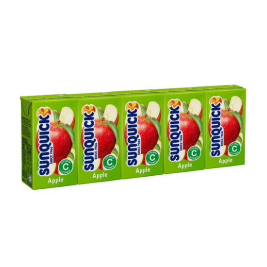 SUNQUICK APPLE FRUIT DRINK 125ML*5