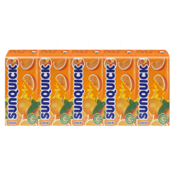 SUNQUICK ORANGE FRUIT DRINK 125ML*5 SUNQUICK ORANGE FRUIT DRINK 125ML*5