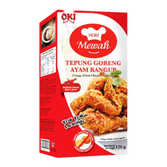 SERI MEWAH FRIED CHICKEN COATING HOT&SPICY 120G