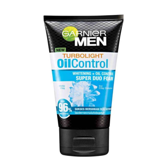 GARNIER MEN TURBO LIGHT OIL CONTROL SCRUB 150ML