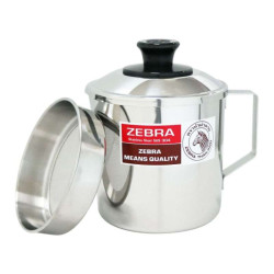 Zebra OIL FILTER POT 1.0LITRE WITH SPOUT Zebra OIL FILTER POT 1.0LITRE WITH SPOUT