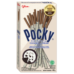 GLICO POCKY BISCUIT COOKIES & CREAM 40GM GLICO POCKY BISCUIT COOKIES & CREAM 40GM