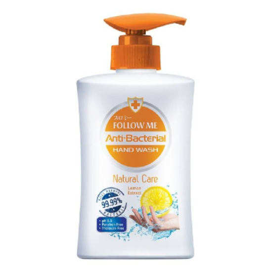 FOLLOW ME ANTIBAC HAND WASH NATURAL CARE 450ML