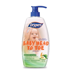 DRYPERS BABY HEAD TO TOE AVOCADO 650ML DRYPERS BABY HEAD TO TOE AVOCADO 650ML