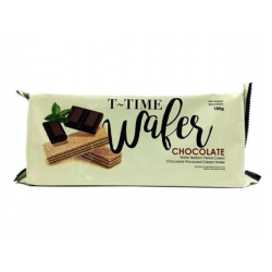 T-TIME WAFER BAR CHOCOLATE 180GM T-TIME WAFER BAR CHOCOLATE 180GM