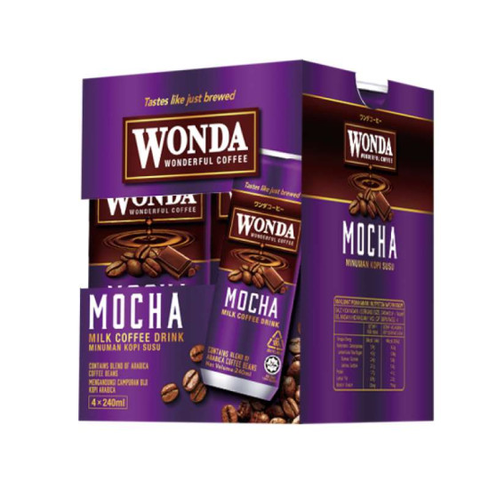 WONDA ARABICA COFFEE MOCHA 240ML*4