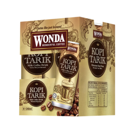 WONDA ARABICA COFFEE KOPI TARIK 240ML*4