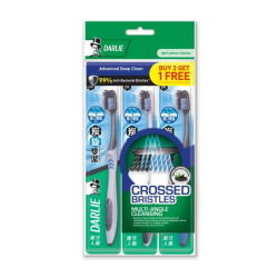 DARLIE TOOTHBRUSH CHARCOAL X SPIRAL 3'S DARLIE TOOTHBRUSH CHARCOAL X SPIRAL 3'S
