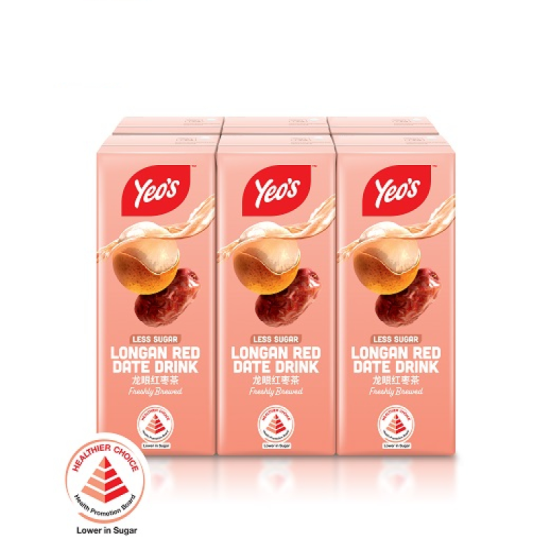 YEO'S LONGAN RED DATE DRINK 250ML*6