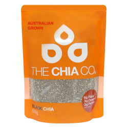 THE CHIA CO CHIA SEED BLACK 500G THE CHIA CO CHIA SEED BLACK 500G