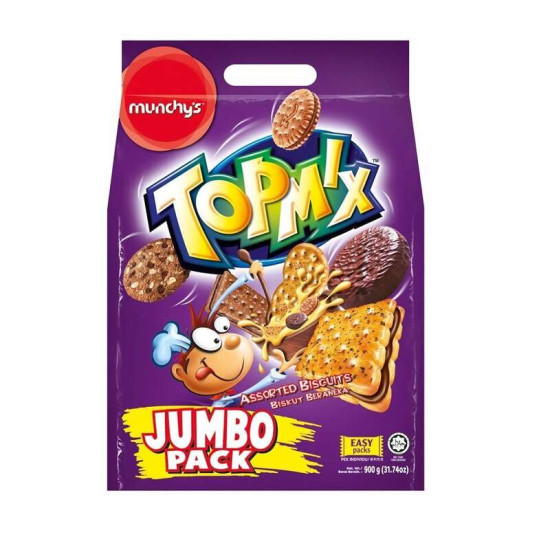 MUNCHY'S TOPMIX ASST 900GM