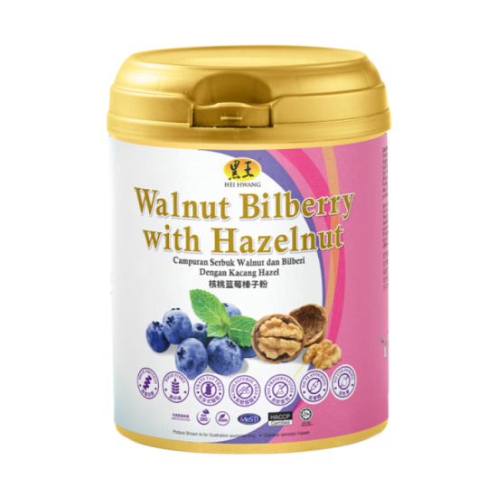 HEI HWANG WALNUTS BILBERRIES POWDER 400GM