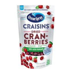 OCEAN SPRAY CRAISINS DRIED CRANBERRIES 142GM OCEAN SPRAY CRAISINS DRIED CRANBERRIES 142GM