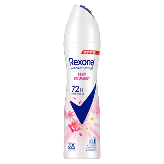 REXONA WOMEN DEODORANT SPRAY SEXY BOUQUET 150ML