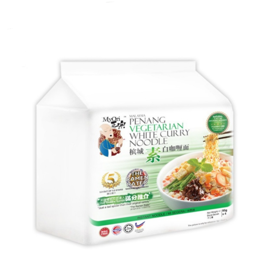 MYORI PENANG VEGETARIAN WHITE CURRY NOODLE 95GM*4