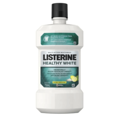 LISTERINE MOUTHWASH HEALTHY WHITE 750ML LISTERINE MOUTHWASH HEALTHY WHITE 750ML