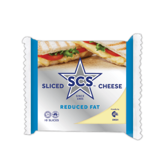 SCS REDUCED FAT CHEESE SLICES 200G