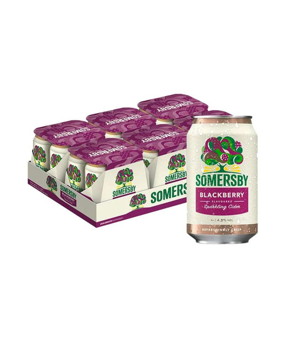 SOMERSBY BLACKBERRY CAN 320ML*24