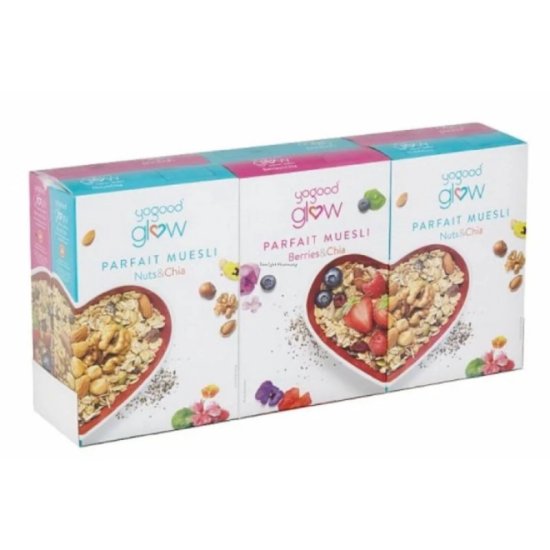 YOGOOD GLOW PARFAIT MUESLI VARIETY PACK 35GM*6