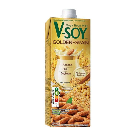 V-SOY GOLDEN GRAIN SOYA BEAN MILK 1L